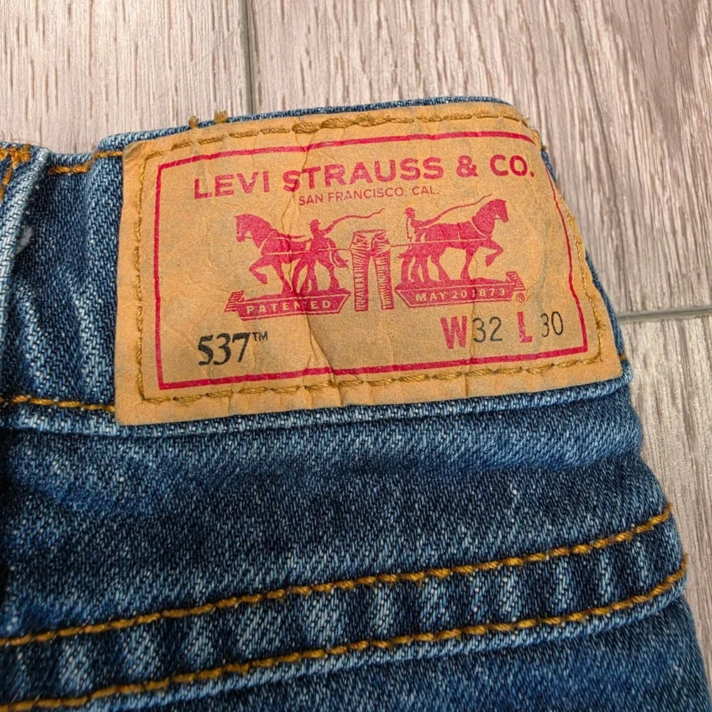 Levis 517 Bootcut Jeans Mens 32x30 Blue Denim Western Workwear Pants 00517-0025‎